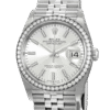 Rolex Datejust m126284rbr-0005 36MM Silver Dial Silver-tone Case