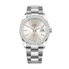 Rolex Datejust m126284rbr-0006 36MM Silver Dial Silver-tone Case
