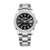 Rolex Datejust m126284rbr-0008 36MM Black Dial Silver-tone Case