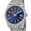 Rolex Datejust m126284rbr-0009 36MM Blue Dial Silver-tone Case