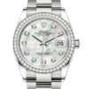 Rolex Datejust m126284rbr-0012 36MM Mother of Pearl Dial Silver-tone Case