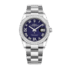Rolex Datejust m126284rbr-0014 36MM Blue Dial Silver-tone Case