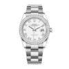 Rolex Datejust m126284rbr-0018 36MM White Dial Silver-tone Case