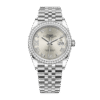 Rolex Datejust m126284rbr-0021 36MM Silver Dial Silver-tone Case
