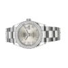 Rolex Datejust m126284rbr-0022 36MM Silver Dial Silver-tone Case