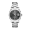 Rolex Datejust m126334-0021 41MM Wimbledon Dial Silver-tone Case