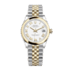 Rolex Datejust m278243-0002 31MM White Dial Silver-tone Case