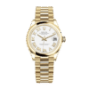 Rolex Datejust m278248-0020 31MM White Dial Gold-tone Case