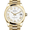 Rolex Datejust m278248-0020 31MM White Dial Gold-tone Case