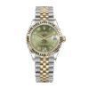 Rolex Datejust m278273-0016 31MM Green Dial Silver-tone Case