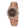 Rolex Datejust m278285rbr-0006 31MM Chocolate Dial Rose Gold-tone Case