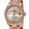 Rolex Datejust m278285rbr-0011 31MM Mother of Pearl Dial Rose Gold-tone Case
