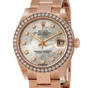 Rolex Datejust m278285rbr-0011 31MM Mother of Pearl Dial Rose Gold-tone Case