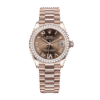 Rolex Datejust m279135rbr-0014 28MM Green Dial Rose Gold-tone Case