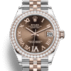 Rolex Datejust m278381rbr-0006 31MM Chocolate Dial Silver-tone Case