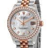 Rolex Datejust m278381rbr-0028 31MM Chocolate Dial Silver-tone Case