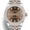 Rolex Datejust m278381rbr-0028 31MM Chocolate Dial Silver-tone Case