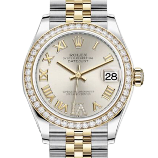 Rolex Datejust m278383rbr-0004 31MM Silver Dial Silver-tone Case