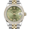 Rolex Datejust m278383rbr-0016 31MM Green Dial Silver-tone Case