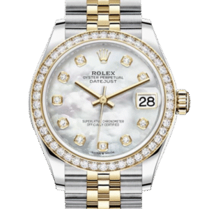 Rolex Datejust m278383rbr-0028 31MM Mother of Pearl Dial Silver-tone Case