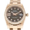 Rolex Datejust m279135rbr-0001 28MM Chocolate Diamond Dial Rose Gold-tone Case