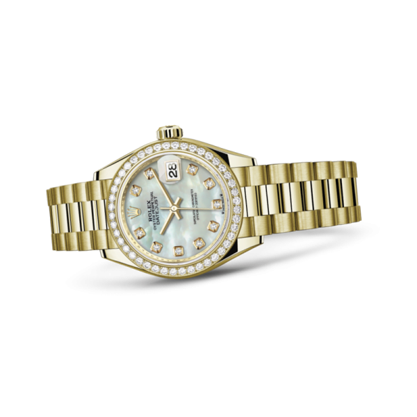 Rolex Datejust m279138rbr-0015 28MM Mother of Pearl Dial Gold-tone Case - Image 3