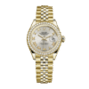 Rolex Datejust m279138rbr-0018 28MM Silver Dial Gold-tone Case