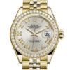 Rolex Datejust m279138rbr-0018 28MM Silver Dial Gold-tone Case