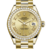 Rolex Datejust m279138rbr-0021 28MM Champagne Dial Gold-tone Case