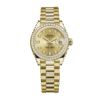 Rolex Datejust m279138rbr-0023 28MM Champagne Dial Gold-tone Case