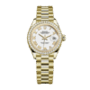 Rolex Datejust m279138rbr-0031 28MM White Dial Gold-tone Case