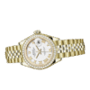Rolex Datejust m279138rbr-0032 28MM White Dial Gold-tone Case