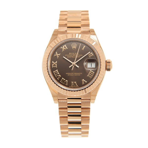 Rolex Datejust m279175-0014 28MM Chocolate Dial Rose Gold-tone Case - Image 2