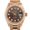 Rolex Datejust m279175-0016 28MM Chocolate Dial Rose Gold-tone Case