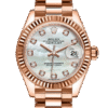 Rolex Datejust m279175-0017 28MM Mother of Pearl Dial Rose Gold-tone Case