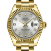 Rolex Datejust m279178-0015 28MM Silver Dial Gold-tone Case