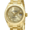 Rolex Datejust m279178-0017 28MM Champagne Dial Gold-tone Case