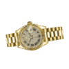 Rolex Datejust m279178-0031 28MM Diamond Paved Dial Gold-tone Case