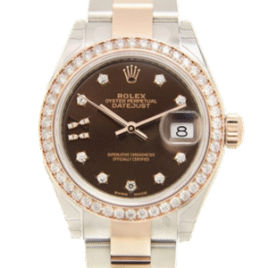 Rolex Datejust m279381rbr-0004 28MM Chocolate Dial Silver-tone Case