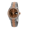 Rolex Datejust m279381rbr-0009 28MM Chocolate Dial Silver-tone Case