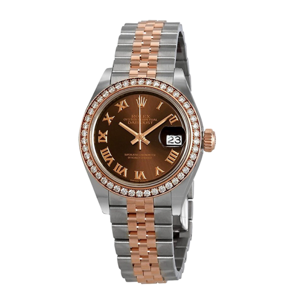 Rolex Datejust m279381rbr-0009 28MM Chocolate Dial Silver-tone Case - Image 2