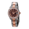 Rolex Datejust m279381rbr-0010 28MM Chocolate Dial Silver-tone Case