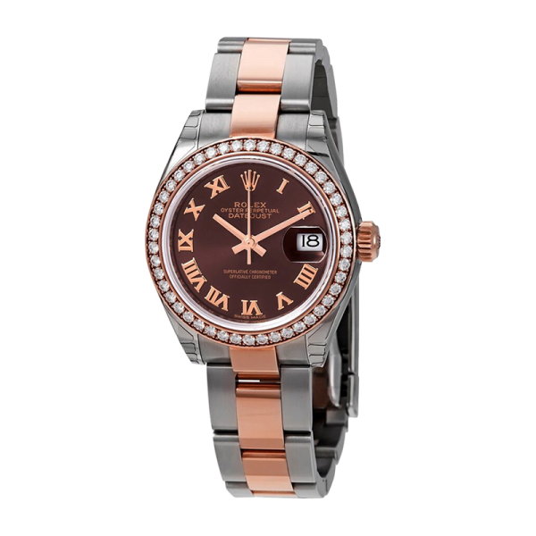 Rolex Datejust m279381rbr-0010 28MM Chocolate Dial Silver-tone Case - Image 2