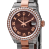 Rolex Datejust m279381rbr-0010 28MM Chocolate Dial Silver-tone Case