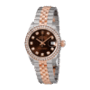 Rolex Datejust m279381rbr-0011 28MM Chocolate Dial Silver-tone Case