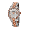 Rolex Datejust m279381rbr-0013 28MM Mother of Pearl Dial Silver-tone Case