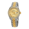 Rolex Datejust m279383rbr-0009 28MM Champagne Dial Silver-tone Case