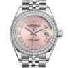 Rolex Datejust m279384rbr-0005 28MM Pink Dial Silver-tone Case