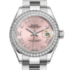 Rolex Datejust m279384rbr-0006 28MM Pink Dial Silver-tone Case