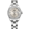Rolex Datejust m279384rbr-0010 28MM Silver Dial Silver-tone Case